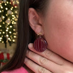Christmas Ornament Dangle Earrings